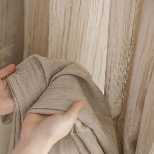 Beydodo Bedroom Curtains 84 Inch Length 2 Panels Set, Privacy Semi