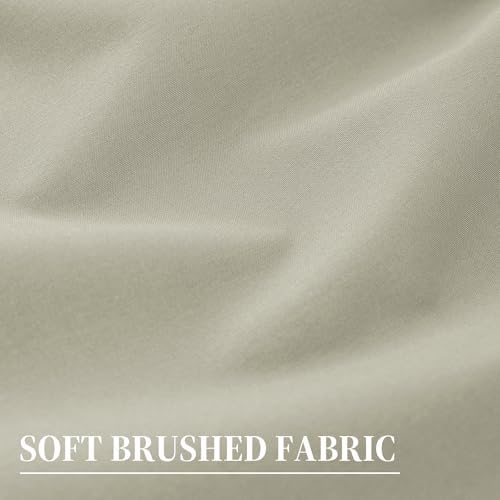 Yakamok Warm Cream Blackout Curtains 63 inch Long with Back Tab 40"
