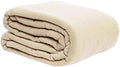 Luxury Light Brown Fleece Throw Blanket King Size Solid Color Weighted
