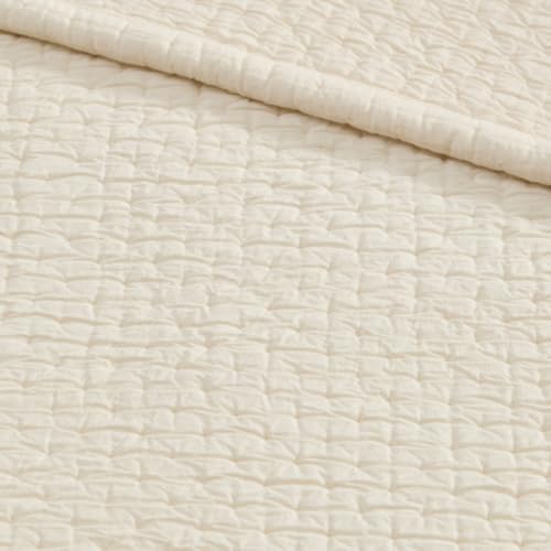 Levtex Home - Grace Cream Quilt Set - King Quilt (106x92in) and Two