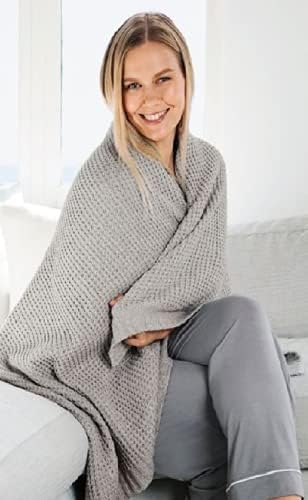 Cotton Waffle Blanket Queen Size (90x90)- Cotton Blanket Queen Size
