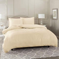 1 Piece Premium Duvet Cover Set with Zipper & Corner Ties 100%