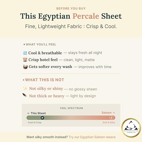 California Design Den 100% Egyptian Cotton Deep Pocket Full Size