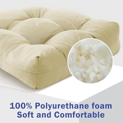 IPYNBAP Outdoor Chair Cushions Set of 2, Patio Chair Cushions with