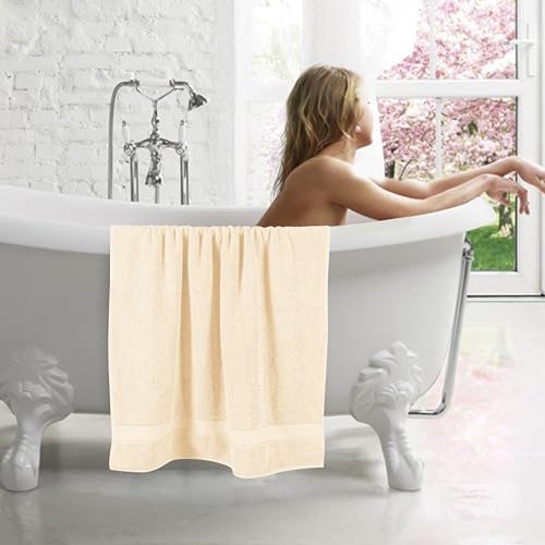 GLAMBURG 700 GSM Premium Cotton 2-Pack Oversized Extra Large Bath