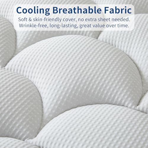Cooling Queen Mattress Topper Thick Mattress Pad for Back Pain Relief