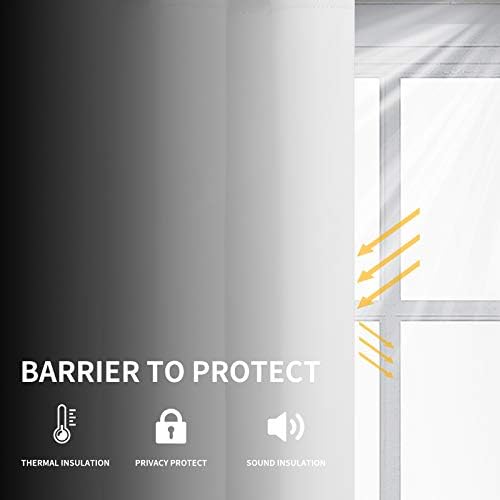 Easy-Going Thermal Grommet Curtains, 2 Panels 52x108 in, White