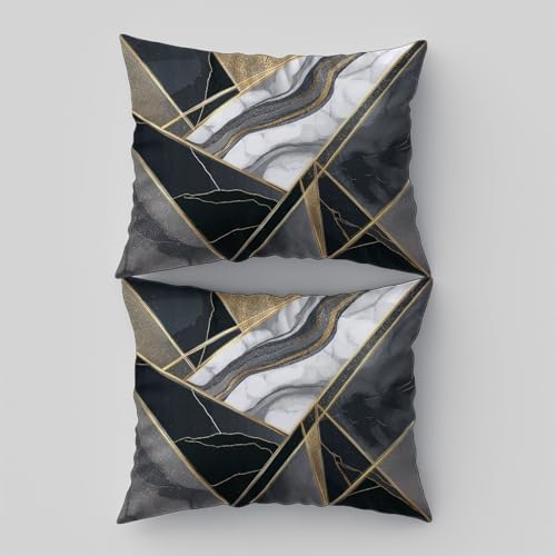 Aesthetic Bedding Grey Duvet Cover Queen Size, Reversible Abstract
