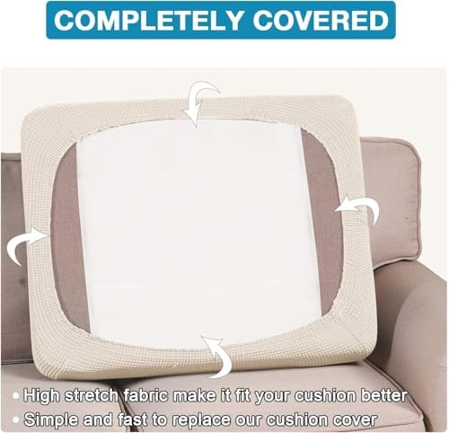 Flamingo P Super Stretch Couch Cushion Covers 3 Piece Set Sofa Seat