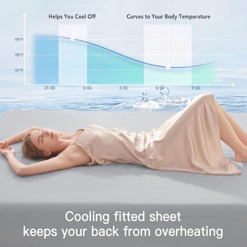 Quataly Cooling Comforter Set with Sheets&Pillowcases,Cooling Blanket