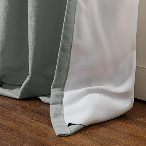 TWOPAGES Gray Blackout Pinch Pleat Curtain, 84Wx96L, 1 Panel