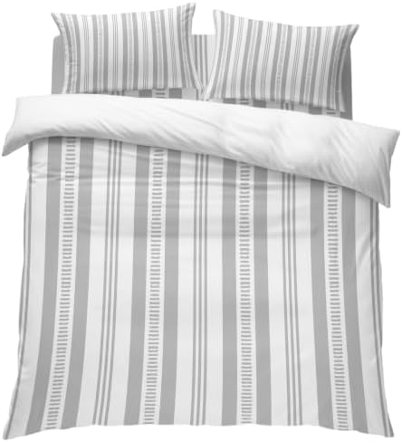 4 Pieces Duvet Cover Queen Bedding Sets Modern Minimalist Stripe for