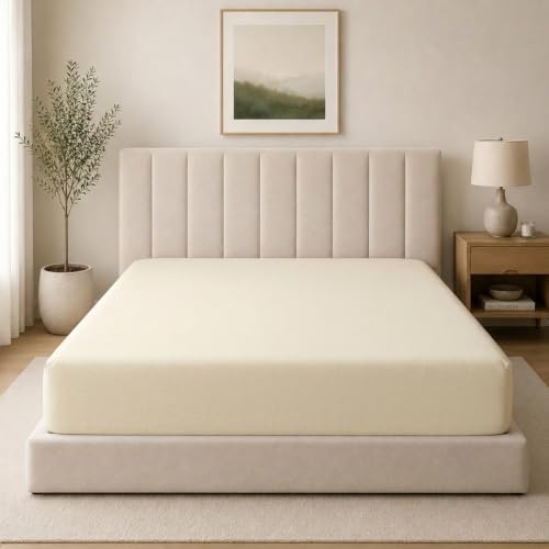 Texas Linen 100% Egyptian Cotton Fitted Sheet Queen Size - Luxury 1200