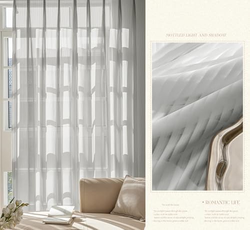 Beydodo Curtains for Bedroom 63 Inch Length, Living Room Curtains