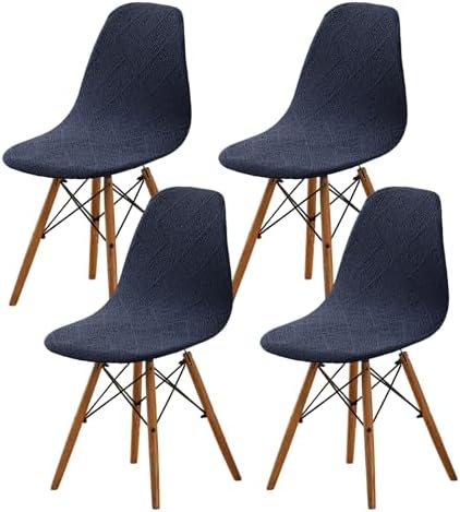 Eco-Ancheng Shell Chair Covers 4pcs Mid Century Modern Dining Chair