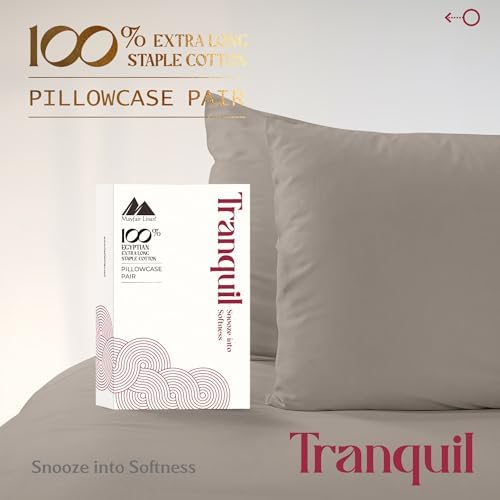 Mayfair Linen Egyptian Cotton Pillow Case Queen Size - Luxury 800
