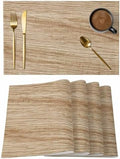 Placemats Set of 8, Country Farmhouse Woven Placemat, Linen Place Mats