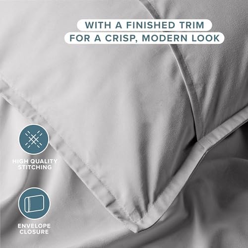 Bare Home Pillow Sham Covers 1800 Ultra-Soft Set