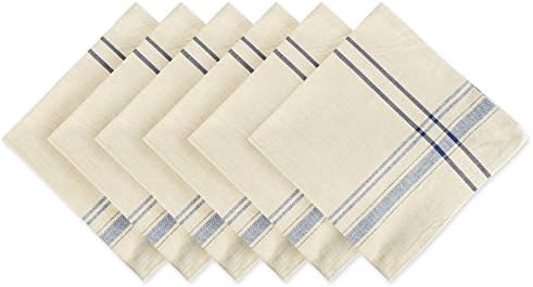 DII French Stripe Tabletop Collection Farmhouse Style Dining Table