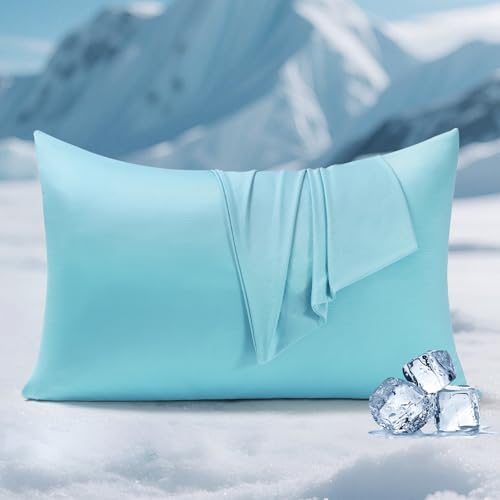 Elegear Silver Ion Cooling Pillowcase Blue 20" x 26" and Cooling