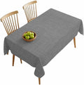 Classic Solid Gray Rectangle Tablecloth 60x120 Inches,Vintage