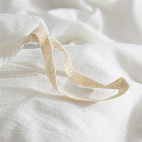 3-piece Bedding Set 100% Natural Washed Cotton Linen Like Textured