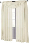 sheetsnthings Solid Abri Rod Pocket, 50-Inch Wide x 120-Inch Long