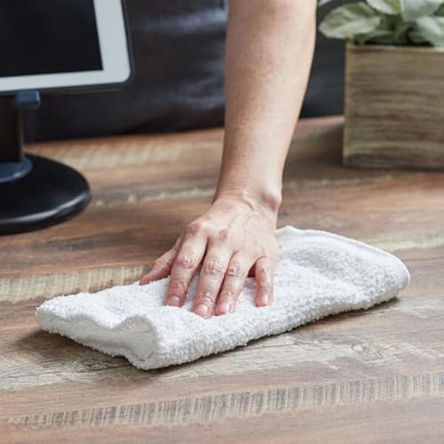 Soro Essentials- 16" x 19" Ribbed Terry Bar & Counter Mop Set of 12