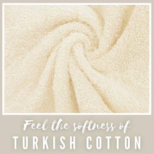 LA HAMMAM 6 Piece Towel Set - 2 Bath Towels, 2 Hand Towels, 2