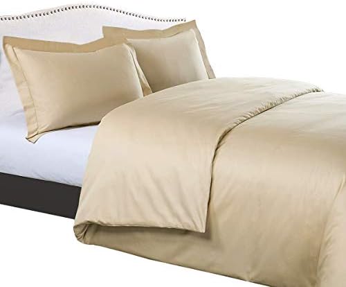 Duvet Cover Set 600 Thread Count with Zipper Closure & Corner Ties