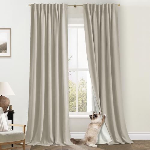 PANELSBURG 96 Inch Window Curtains 2 Panel Sets,Blackout Thermal Room