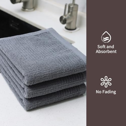 Glynniss Dish Towels for Kitchen, 100% Cotton Kitchen Towels