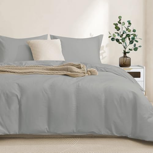 100-Percent Cotton Duvet Cover Set, Hidden Zipper Closure, Ultra Soft