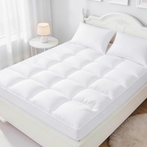 Aemicion Queen Size Mattress Topper, Luxury Fluffy Cooling Mattress
