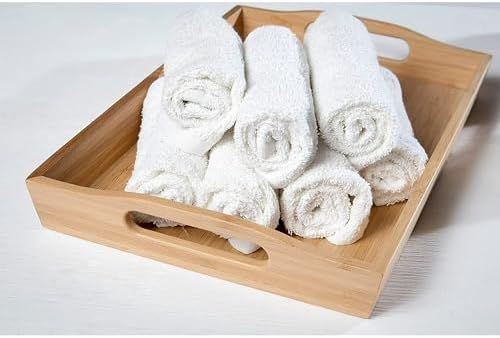 (Pack of 24) Wash Cloths Kitchen Towels 24 Pack Cotton Blend 12x12