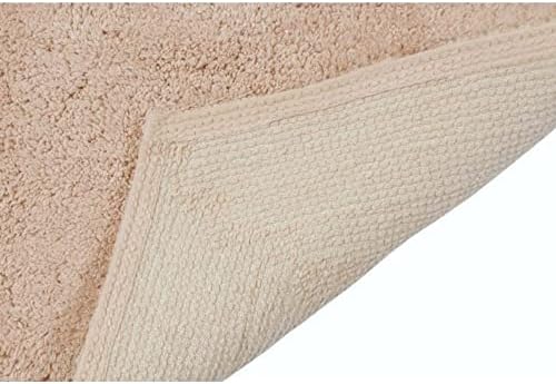 Luxurious 100% Absorbent Cotton Bath Rugs for Bathroom Set of 3