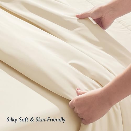Breescape Cooling Comforter Set - Ultra Comfort 4pcs with Queen Size