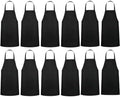 12 Apron Waiter Apron Waist Apron 3 Pocket Black Waiter Apron Half