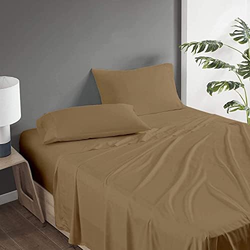 ARlinen Microfiber Sheet Set-Queen Size, Bed Sheet Weight-Wrinkle &