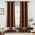 MIULEE Blackout Curtains for Bedroom 2 Panels 40 x 96 Inch Cappuccino