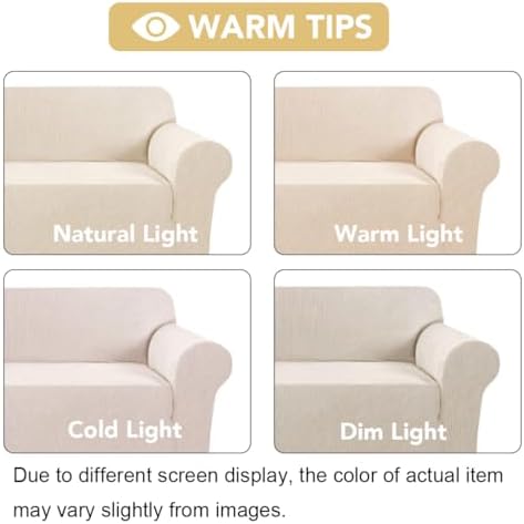 H.VERSAILTEX Stretch Sofa Covers for 3 Cushion Couch Covers Sofa