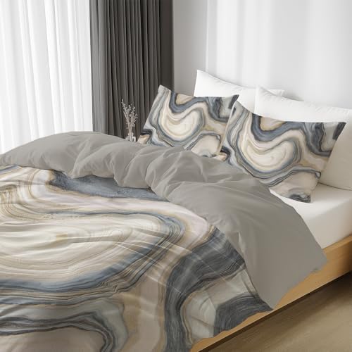 Printed Pattern Duvet Cover Set Microfiber Comforter Cover Minimalist