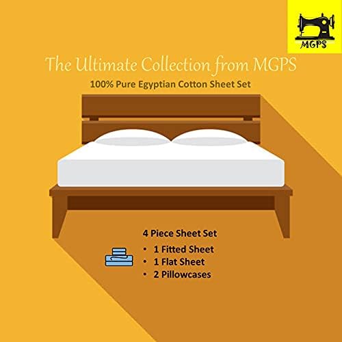 True Luxury Full Sheets, 600-Thread-Count 100% Egyptian Cotton Bed