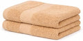 Hand Towel Set of 2 for Bathroom 100% Ring Spun Cotton, 16 x 28 inches