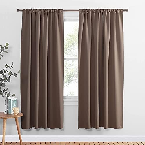 PONY DANCE Light Blocking Panels - Blackout Window Curtain Room