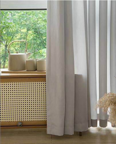 Tulle Curtains for Living Room 2 Panel Set,2 x 34W x 63H,Voile Curtain