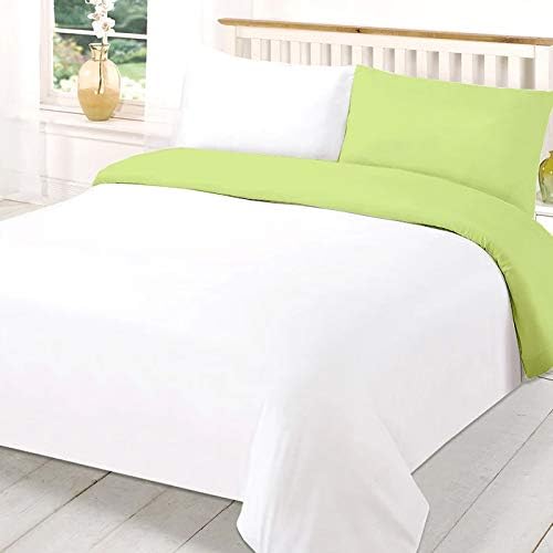 Duvet Cover 100% Cotton 400 TC Reversible Duvet Cover Set, Zipper