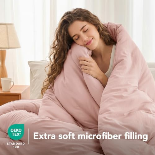 Twin Comforter Set Prewashed Lightweight Quilted Bedding for All