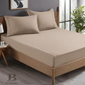 Luxurious 400 TC 100% Pima Cotton 1PC Fitted Sheet - Deep Pocket