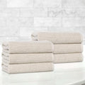 SUPERIOR Destin Viscose Cotton Blend Medium Weight Towels, for